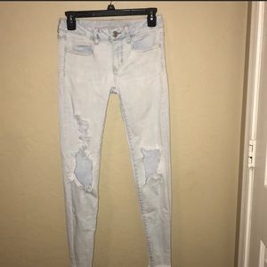 American Eagle ripped jeans